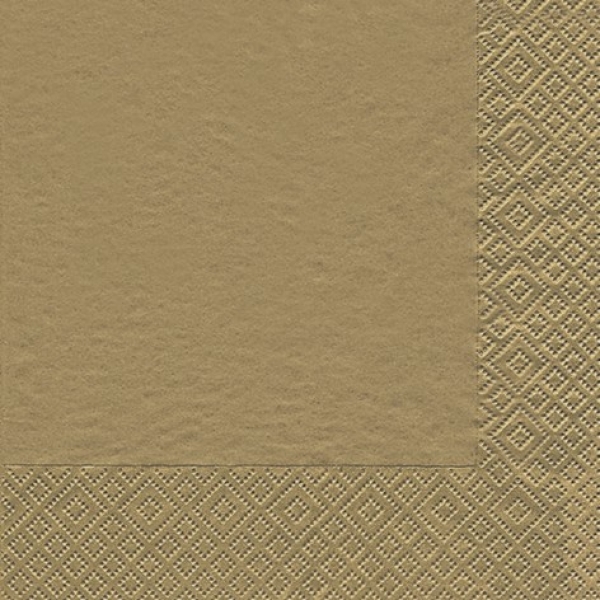 Serviette "modern color" gold